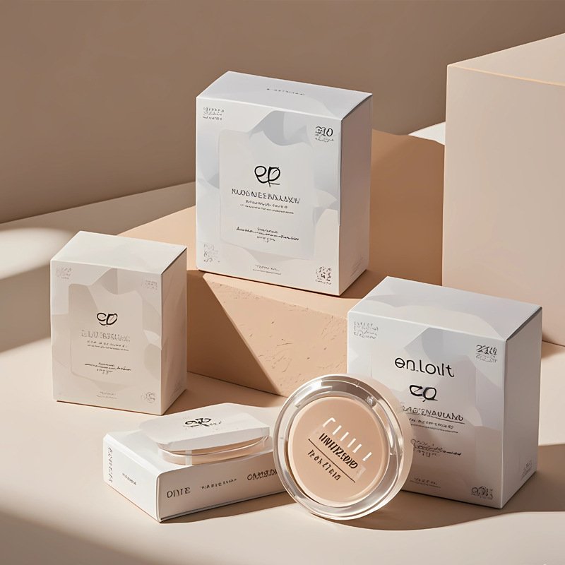 Boxivia custom rigid gift boxes for cosmetics with hot foil stamping