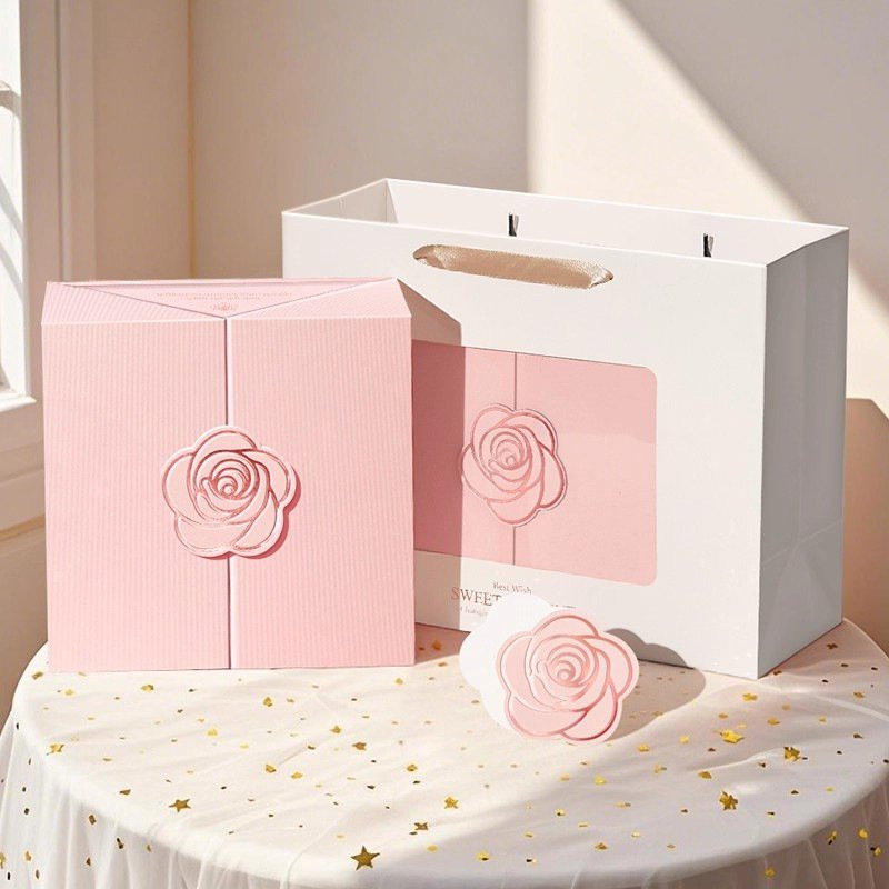 Luxury rigid paper gift packaging boxes