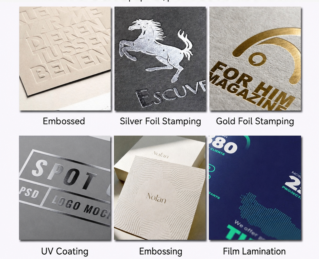 Custom luxury gift box crafts showing gold foil stamping and spot UV finishes