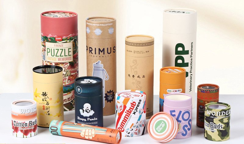 Seamless rolled-edge paper tube showcasing crush strength