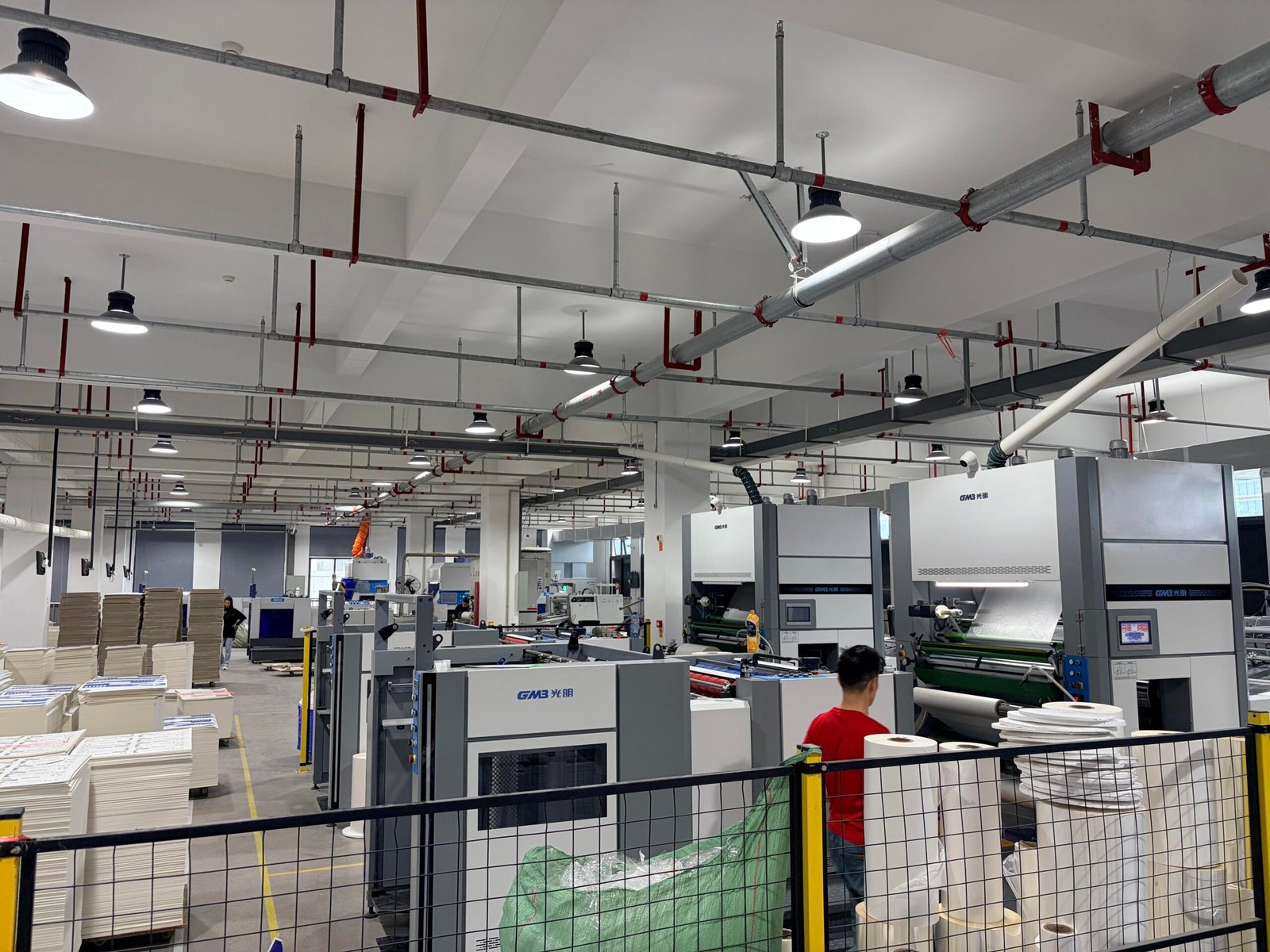 Precision packaging printing and structural die-cutting line