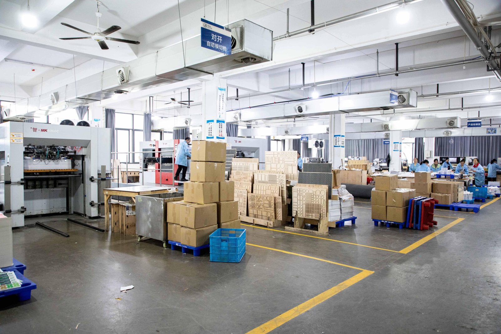 Boxivia modern high-capacity ecommerce packaging manufacturing plant