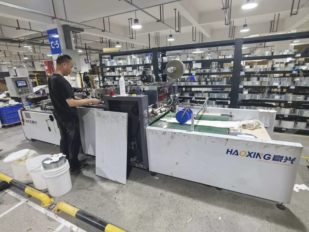 Boxivia automated printing, die-cutting, and custom packaging manufacturing plant