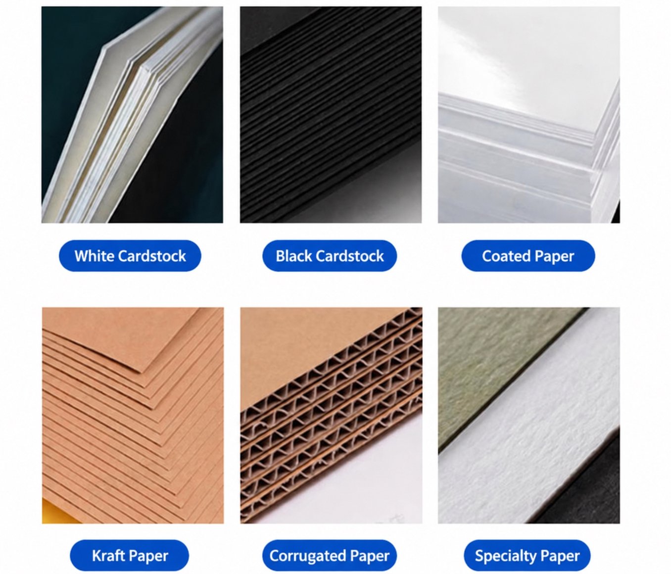 Sustainable FSC certified paper materials and luxury packaging finish options