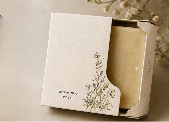 Custom printed kraft cosmetics and skincare packaging