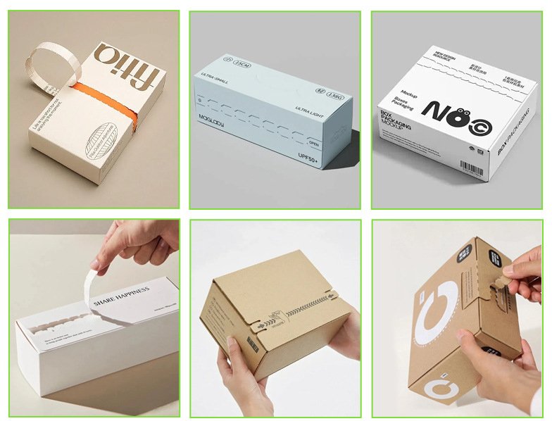 Custom paper box printing with metallic hot stamping details