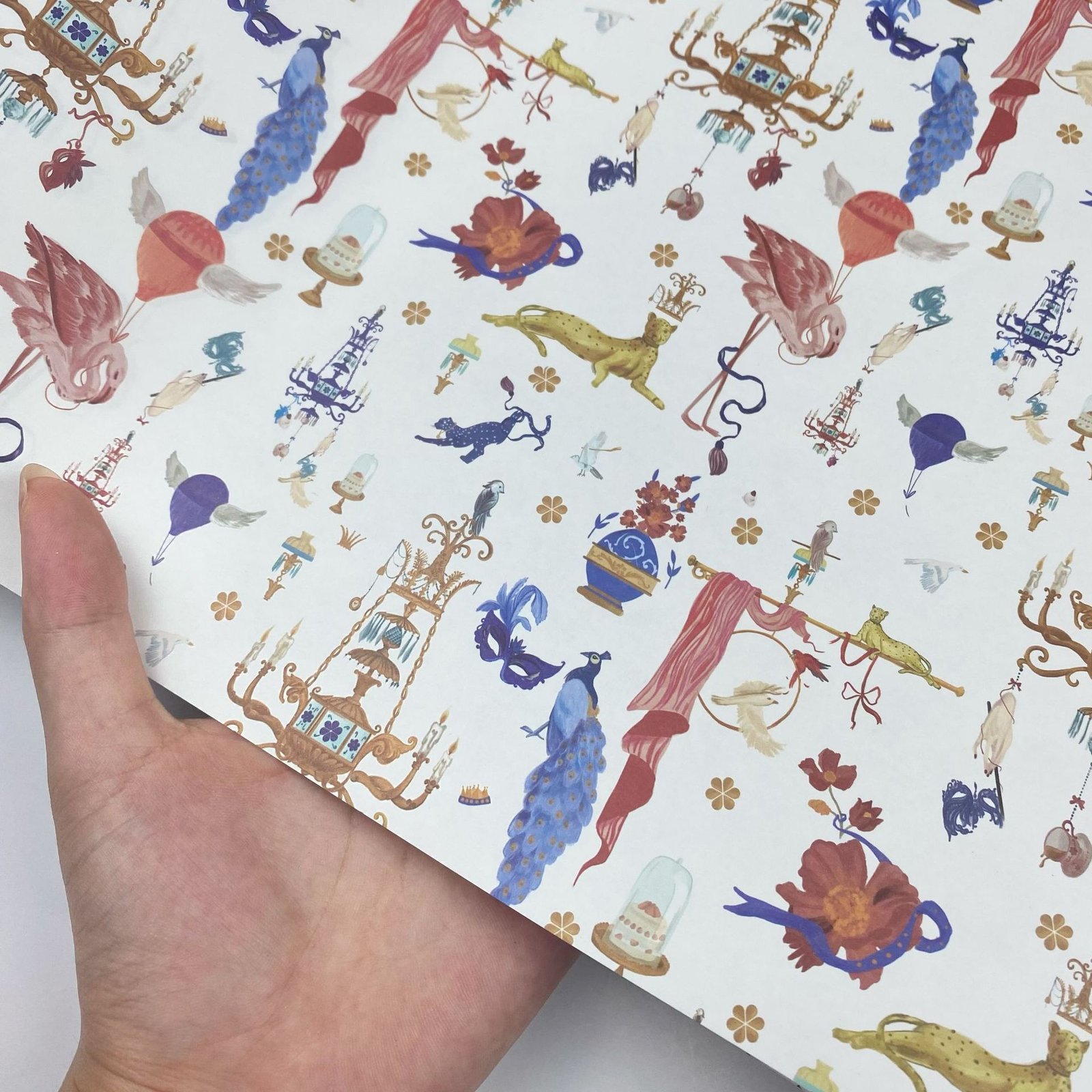 Unboxing tissue paper sheets for e-commerce mailers