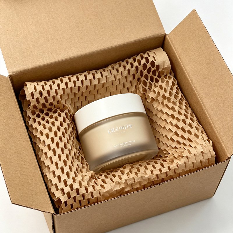 Eco-friendly honeycomb paper cushioning wrap for packaging