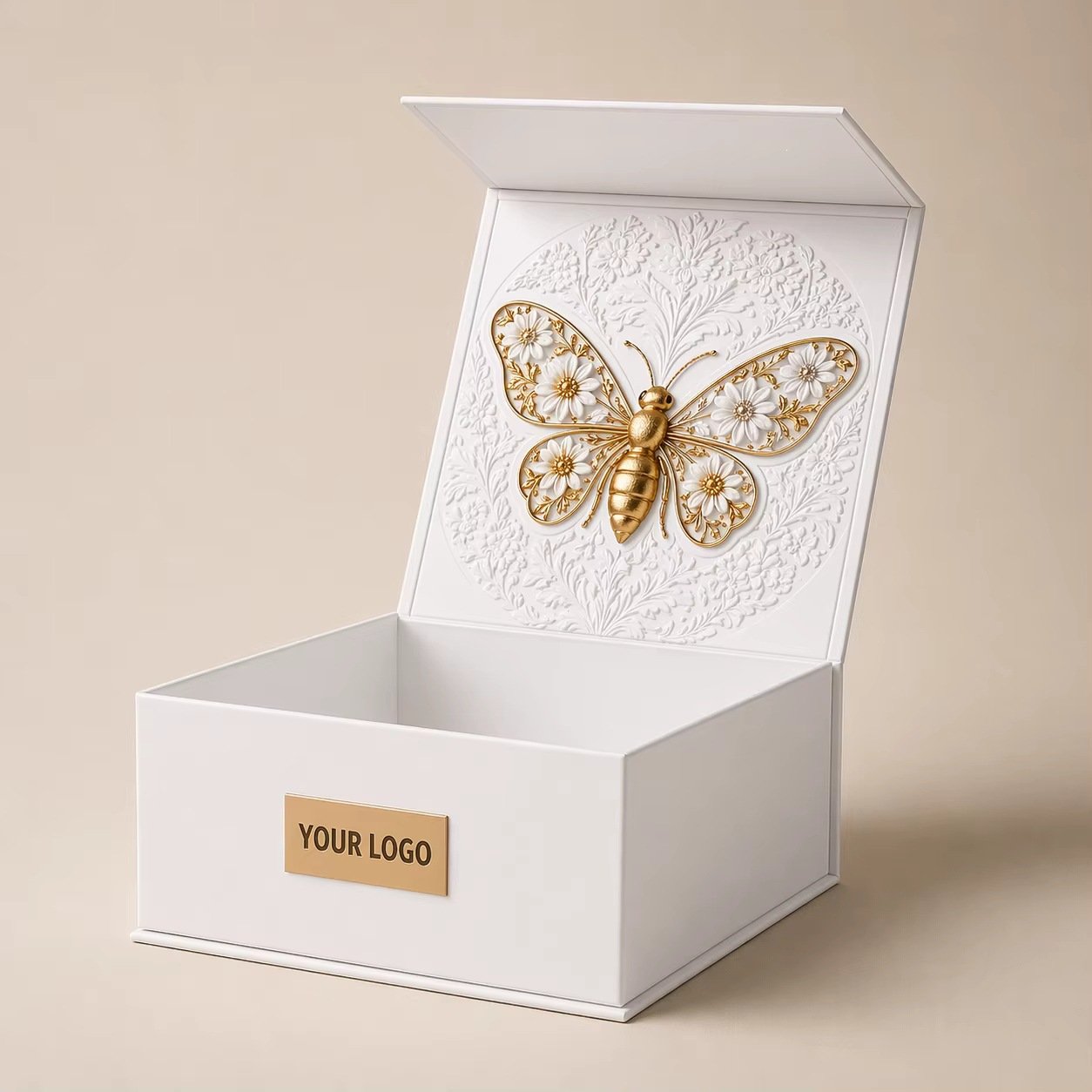 Luxury Cosmetic Gift Packaging with Eco Friendly Specialty Paper by Boxivia