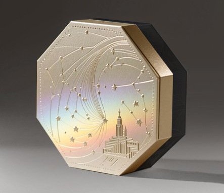 Holographic security pattern and diffraction foil box