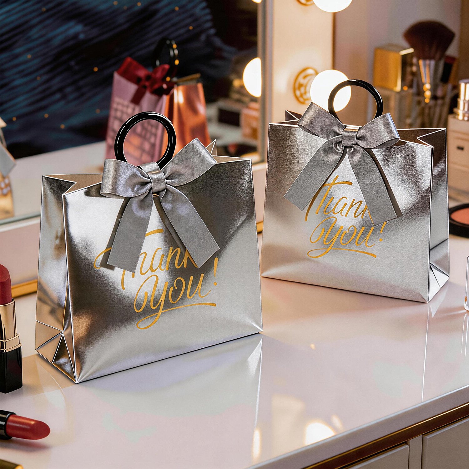 Apparel packaging cases and custom paper shopping bags for retail