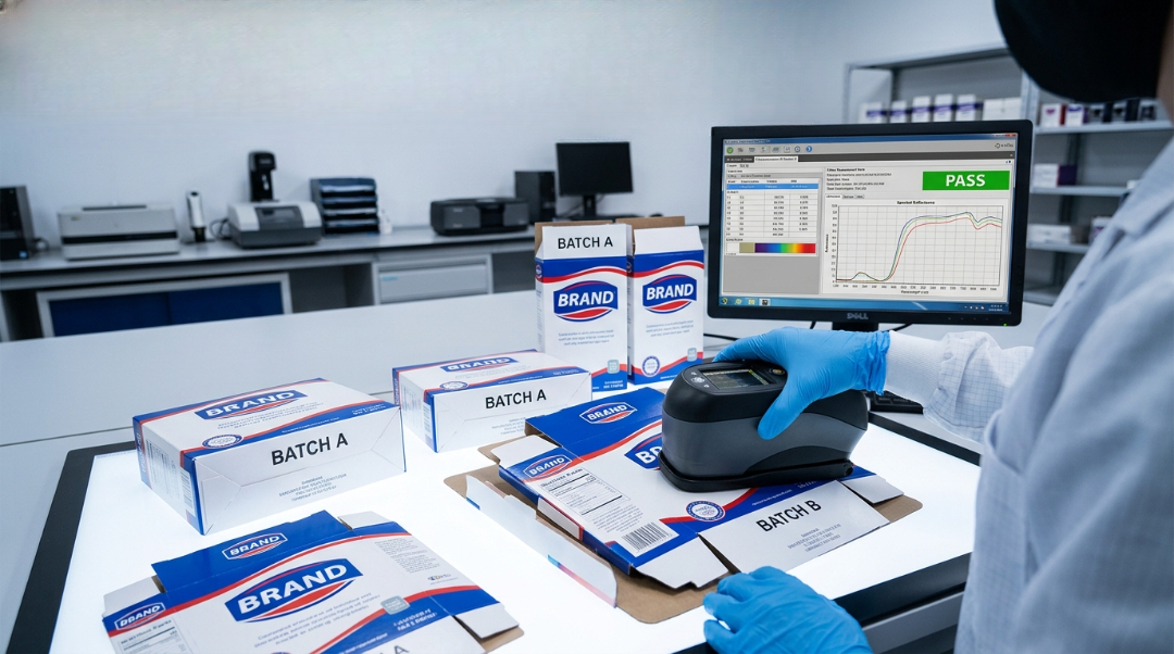 X-Rite Spectrophotometer for Print Accuracy Inspection